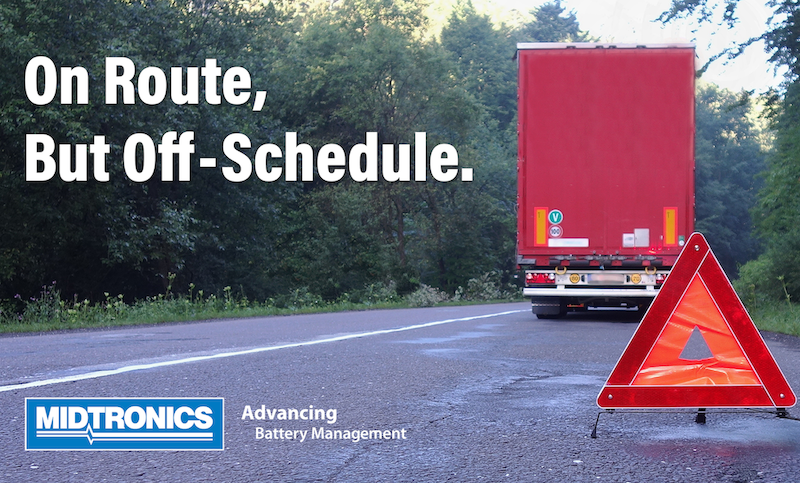 Onboard Battery Monitor Notifies of Impending Truck No-Starts